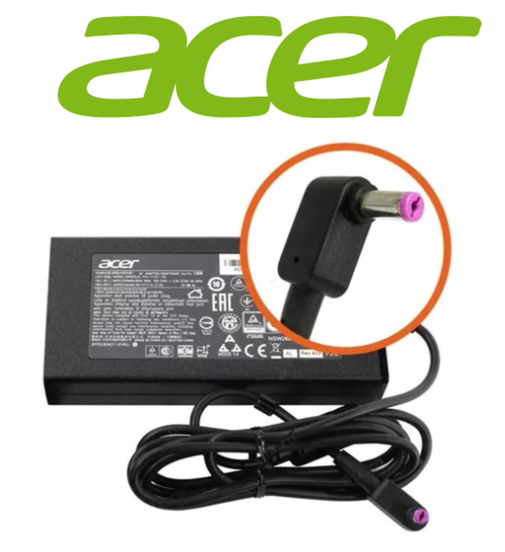 Cargador acer punta morada